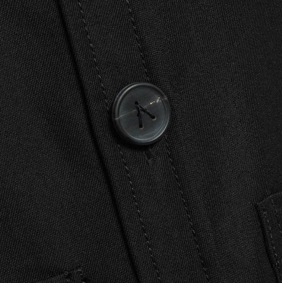 ADAM Lippes Gaberdine Halter Midi Shirt Dress Wool 4 black - Picture 11 of 15